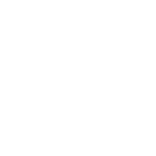 white logo monogram for good house electric showing the letters G H and E inside a lasso