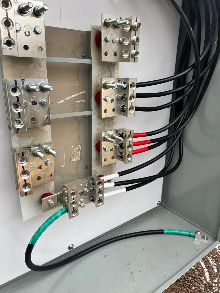 inside an 600 amp CT enclosure