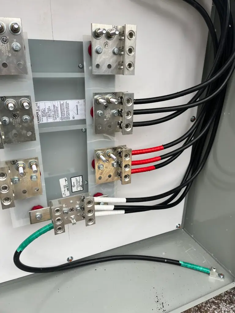 inside an 600 amp CT enclosure