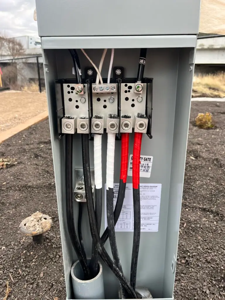 the wiring for an rv pedestal